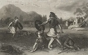 Alba Prints: Fight between the Horatii and the Curiatii
