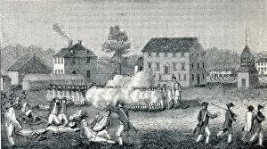 Lexington Prints: The fight at Lexington, April 19, 1775, from a print of