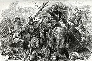 The Fight for the Standard at the Battle of Pinkie, near Musselburgh, Scotland