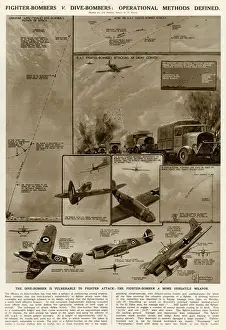 Versus Prints: Fighter bombers v. dive bombers by G. H. Davis