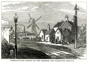 Middleton Gallery: Fighting Cocks railway station, Stockton-Darlington line
