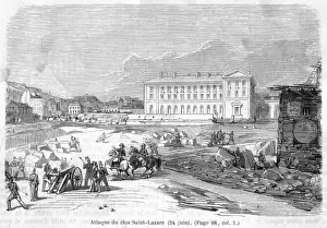 Fighting at Paris