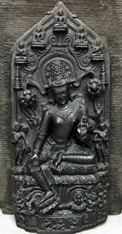 Deity Prints: Figure of Bodhisattva Avalokiteshvara. 11th century. British
