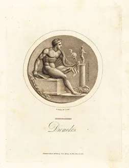 Palladium Prints: Figure of Diomedes, with the Palladium