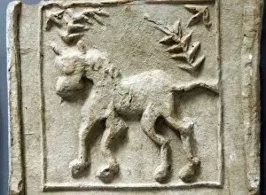 Figure of a horse. Terracotta
