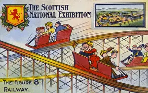 Rollercoaster Prints: The Figure of Eight Railway - National Scottish Exhibition