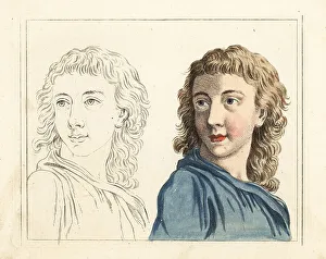 Colouring Prints: Figures from an 18th century colouring book