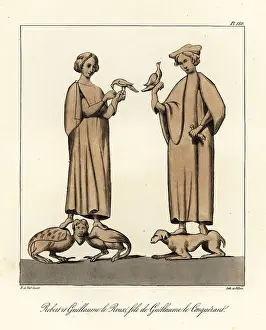 Chimera Prints: Figures of Robert II, Duke of Normandy, and William II, King of