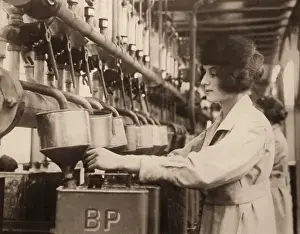 Petroleum Prints: Filling Oil Cans - Hackney Wick