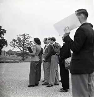 Film crew at work on The First of the Few