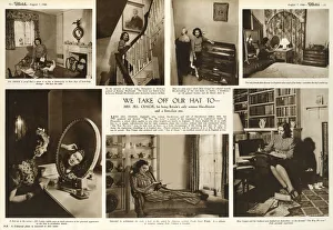 Film Director Jill Craigie in her home Film Director Jill Craigie in her home