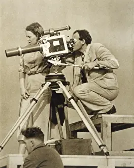 Filming 1936 Olympics