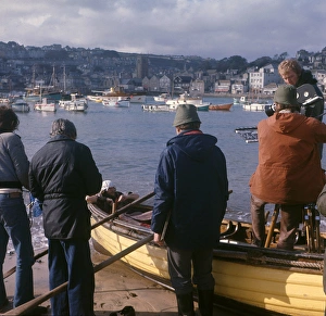 Images Dated 25th November 2016: Filming The Goodies TV show, St Ives, Cornwall