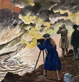 Volcano Prints: Filming Vesuvius 1922