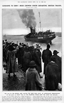 Images Dated 6th October 2016: Final evacuation of British troops from Ireland, 1922