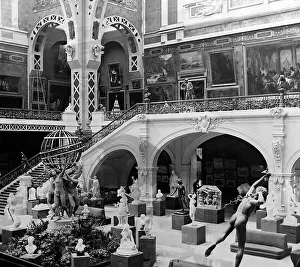 Expo Prints: Fine Art Court, Exposition Universelle, Paris, 1889