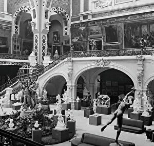 Worlds Collection: Fine Art Court (North), 1889 Exposition Universelle, Paris