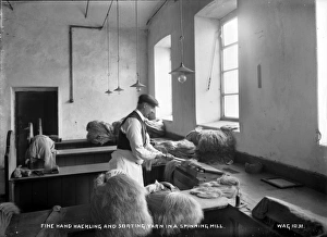 Shot Collection: Fine Hand Hackling and Sorting Yarn in a Spinning Mill