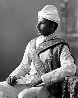 Finely dressed man, Ceylon (Sri Lanka)