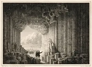 Staffa Prints: FINGALS CAVE / SCAFFA