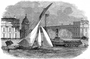 Images Dated 21st November 2004: The Finish of the Royal London Yacht Club Match, Greenwich