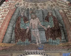 Christians Prints: FINLAND. Rauma. Church of the Holy Cross. Paintings