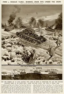 Hiding Prints: Finns v. Russian tanks by G. H. Davis