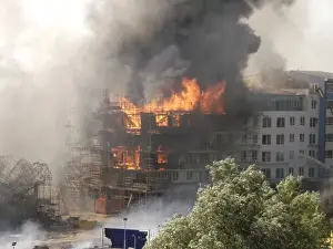 Billowing Prints: Fire at 1 Heton Gardens, NW London