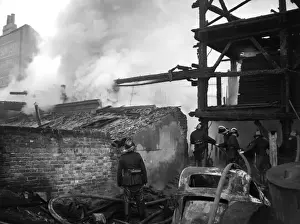 Mess Prints: Fire at 13 Essex Road, Islington Green, N1