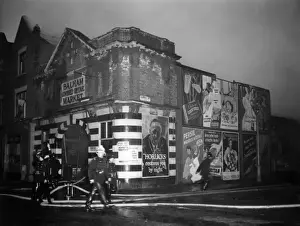 Fire at the Balham Covered Retail Market - 1953