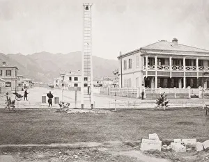 Bund Prints: Fire bell, Kobe Bund, Japan, 1870 s