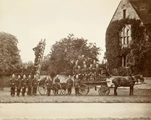 Fire Men Prints: Fire Brigade & Engine