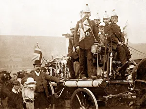 Fire Brigade, Milnsbridge in 1908