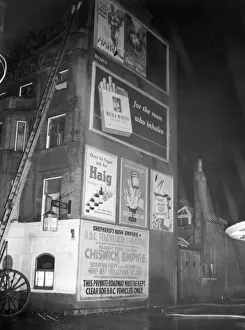 Cake Prints: Fire at Bush Hotel, Shepherds Bush Green, West London