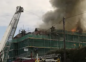Fire at Crowland Road School, Crowland Road, Tottenham N15