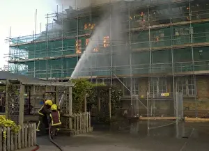 Fire at Crowland Road School, Crowland Road, Tottenham N15