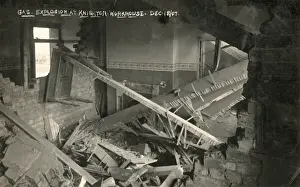Fire Damage at Union Workhouse, Knighton, Radnorshire