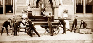 Fire drill, Rusell Hill Schools, Purley, Victorian period
