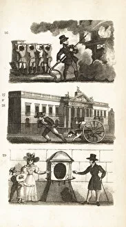 Briton Gallery: Fire-Engine, Drawing Goods on a Truck, East India