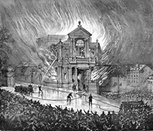 Fire / Exeter / 1887 / Graphic