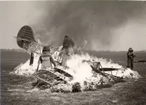 A fire-fighting demonstration - RAeS Garden Party