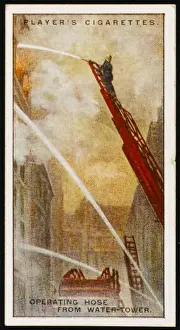 Operates Prints: Fire-Fighting Hose / Tower