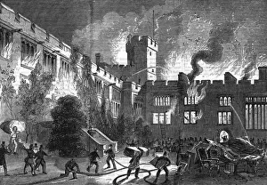 Aflame Prints: Fire at Naworth Castle