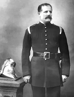 Fire officer in studio photograph
