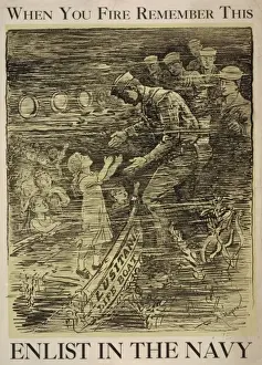 Remember Prints: When you fire remember this - Enlist in the Navy