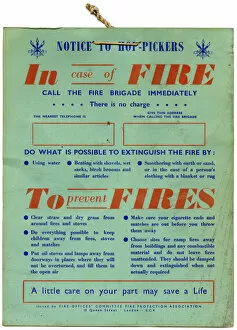Protection Collection: Fire Safety Hop Pickers