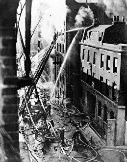 Fire in Southwark, London, 1926