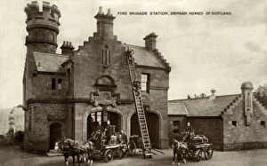 Images Dated 5th July 2011: Fire Station at Quarriers Homes, Bridge Of Weir