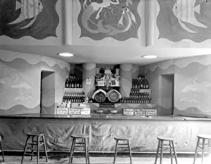Clapham Prints: Fire station wet canteen (bar), WW2