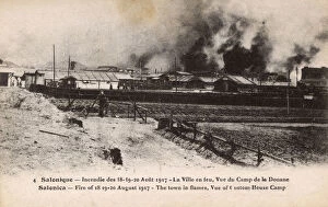 Aflame Gallery: Fire of Thessaloniki - Town in flames - Custom House Camp